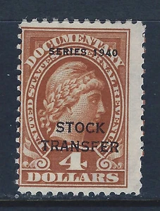 Bigjake: RD57, $4.00 transferencia de stock, serie de 1940, sin usar sin goma de mascar - Imagen 1 de 1