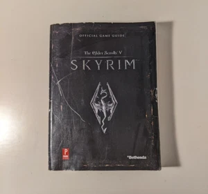 Elder Scrolls V Skyrim Official Game Guide Bethesda Book Prima Games NO MAP - Picture 1 of 24