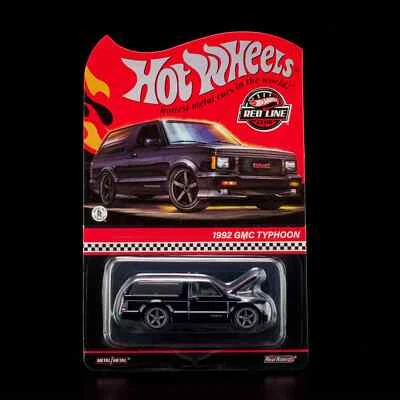 RLC Hot Wheels Collectors 1992 GMC Typhoon Black Opening Hood 2024 SHIPS NOW! - Image 1 of 4