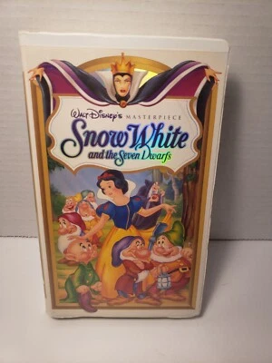 Snow White & The Seven Dwarfs VHS 1994 Disney Masterpiece Collection w Seals! - Image 1 of 4