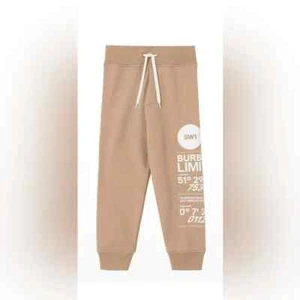 Burberry Boy's Joel House Codes-Print Jogger Pants - Picture 1 of 6