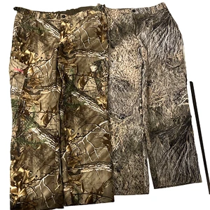 Magellan Realtree Brush & Oak Camo Belted Cargo Pants Women XL Set of 2 - Picture 1 of 16