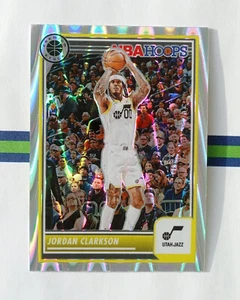 2023-24 NBA Hoops Premium Stock Jordan Clarkson Seismic Wave Prizm #186 Jazz - Picture 1 of 2