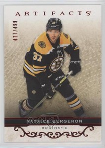 2021-22 Upper Deck Artifacts Ruby /499 Patrice Bergeron #40