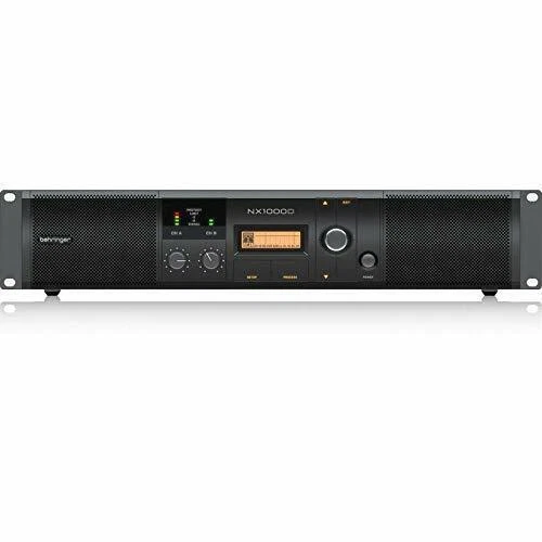 Behringer NX1000D Power Amplifier with DSP - Black
