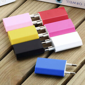 Brand New Usb Eu Wall Charger Plug 5V Ac Power Adapter For Iphone 6 Xiaomi