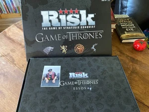 Risk: GAME OF THRONES Edition Board Game, SIGNED 2x, 2015 Sealed Accessories - Picture 1 of 7