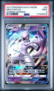 PSA 9 Mewtwo GX 39/73 Shining Legends Holo - Picture 1 of 3