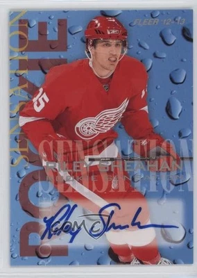 2012-13 Fleer Retro 1994-95 Rookie Sensations Design Riley Sheahan #15 Auto RC - Image 1 of 2