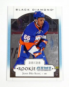 Gemas de novato Josh Ho-Sang UD Black Diamond 2017-18/399 - Imagen 1 de 2