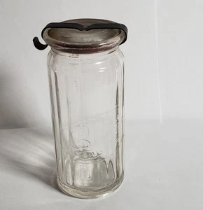 Bunte Chicago Antique Clear Glass Candy Jar - Picture 1 of 14