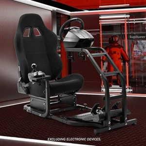 Supllueer Supporto Per Volante Racing Simulator Cockpit Con Sedile Adatto G920 - Picture 1 of 20