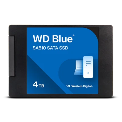 SSD interno Western Digital 4 TB WD azul SA510 SATA - WDS400T3B0A-00C7K0 Foto 1 de 4