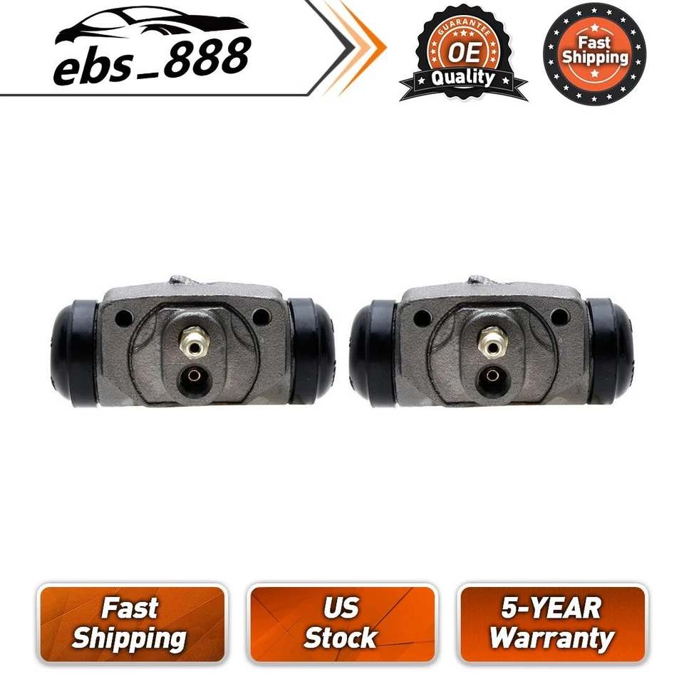 2 件后鼓制动轮缸适用于普利茅斯 Fury 7.2L 升 1968 - 71 1975 1977 1978 — 第 1/4 张图片