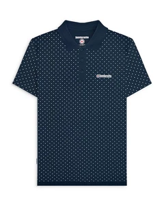 Lambretta Polkadot Polo Navy - Picture 1 of 2
