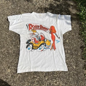 Vintage Who Framed Roger Rabbit Powder Tee Shirt Cotton Men’s S 70s 80s - Picture 1 of 5