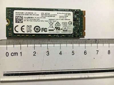 Lite-On LJH-256V2G-11 256GB M.2 2260 NGFF SATA SSD 0877CW For Dell HP Laptop - Bild 1 von 4