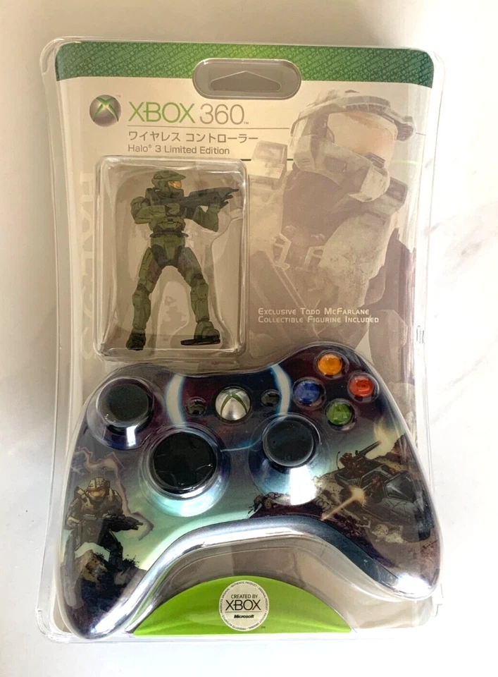 Halo 3 Todd Mcfarlane Limited Edition Xbox 360 Wireless Controller New - Image 1 of 4