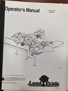 LandPride DT55 y DTM55 Ditcher Manual #324-053M - Imagen 1 de 1