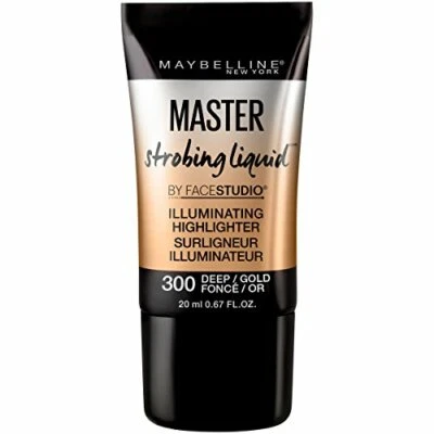 Maybelline Master Strobing Iluminador Líquido Iluminador, Profundo/Dorado, 0.67oz. Foto 1 de 4
