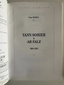 Soaz Maria, Yann Sohier und Ar Falz 1901-1935, 1990. - Bild 1 von 1