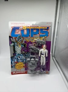 RARE SEALED NEW 1989 Hasbro C.O.P.S. N Crooks Dr Badvibes VTG Figure Cops - Picture 1 of 15