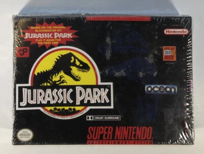 New Sealed Jurassic Park (Super Nintendo Entertainment System, 1993) SNES - Image 1 of 4