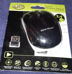 Gear Head 2.4 GHz Wireless Nano Computer Mouse Optical - Picture 1 of 3