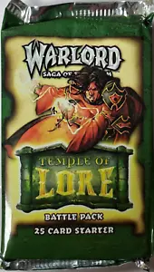 TEMPLE OF LORE Battle Pack Warlord Saga of the Storm CCG Nuevo y Precintado - Imagen 1 de 2