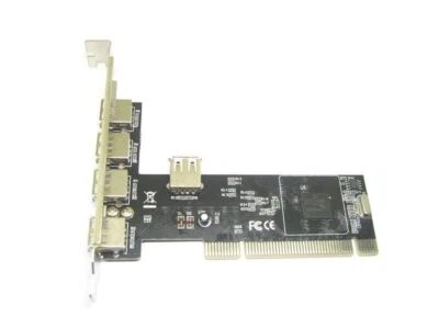 1x USB expansion card chip 2.0 PCI to USB2.0 card 4 ports PCI to USB card  - Image 1 of 4