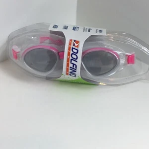 Gafas de natación de silicona Dolfino Striker adultos edades 12+ UV400 protección libre de látex - Imagen 1 de 12