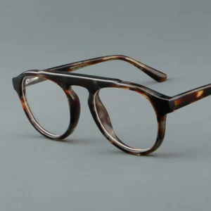 Pilot Acetate Eyeglass Frames Retro Full Rim Spectacles Acient Glasses RX-Able - Picture 1 of 24