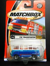 RARE 2001 Matchbox VW VolkswagenTransporter Mini Bus Highway Heroes Series 12/75