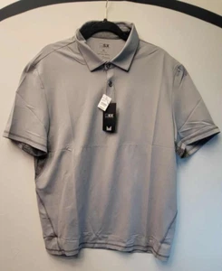 MSX Michael Strahan XL grau Poloshirt schnelltrocknend bügelfrei 4-Wege Stretch Herren - Bild 1 von 13