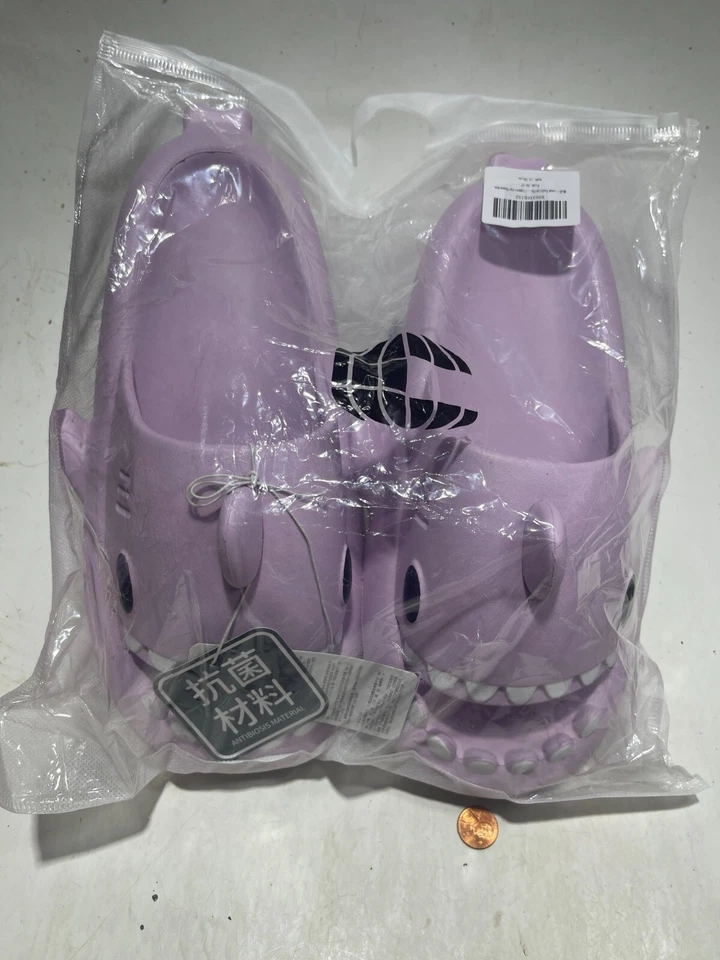 46-47 Tiburón Cómodas Toboganes Verano Zapatillas Adulto Antideslizantes Cómodas Chanclas Sandalias Foto 1 de 1