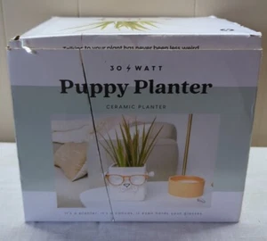 30 Watt | Welpen Pflanzgefäß | Neuheit Übertopf Topf - Distressed Verpackung - Bild 1 von 2