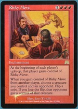 Risky Move FOIL Onslaught PLD Red Rare MAGIC MTG CARD (ID# 246667) ABUGames