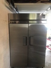 True Pass Thru 2 Door Refrigerator