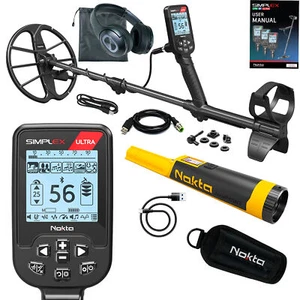 Nokta Simplex Ultra WHP Waterproof Detector with 11" Coil with Accupoint - Picture 1 of 7