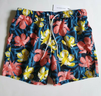 Bañador Calvin Klein para hombre logotipo CK talla L grande estampado floral Foto 1 de 4