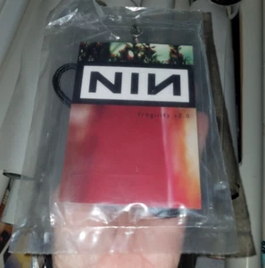 NINE INCH NAILS Fragility v2.0 Tour 2000 Hard Laminate Pass /Ticket Holder RARE - Picture 1 of 8