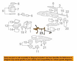 GM OEM Evaporator Heater-Wiring Harness 89019090 - Picture 1 of 1