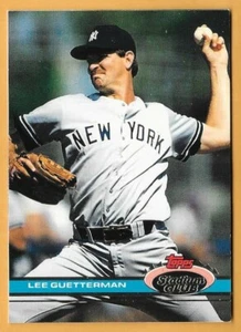 Lee Guetterman New York Yankees #361 - Topps Stadium Club casi nuevo-como nuevo 1991 - Imagen 1 de 2