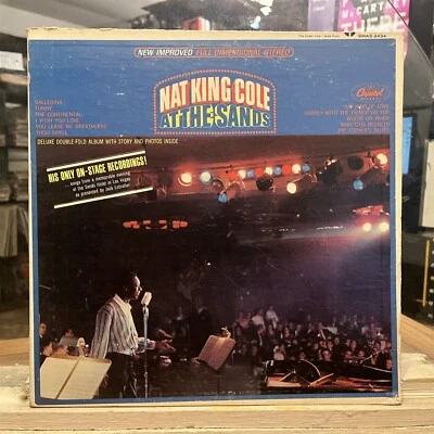 [SOUL/JAZZ]~EXC LP~NAT KING COLE~At The Sands~{Original 1966~CAPITOL~STEREO~Iss] - Image 1 of 4