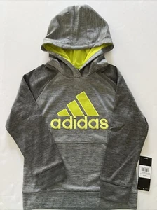 adidas Little Boys Gray Hoodie Size 6 Brand New‼️ - Picture 1 of 6