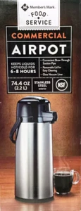 Member's Mark Stainless Steel 2.2 L Commercial Airpot with Lever - Picture 1 of 2