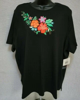 Camisa Top Blusa Breckenridge Mujer Talla 2X Multicolor Floral NUEVA Foto 1 de 4