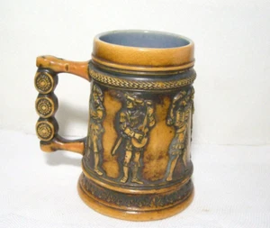 Vintage W. Germany GERZ BIERKRUG, KRUG, Musiker Minnesänger Steinzeug 5 1/2" - Bild 1 von 9