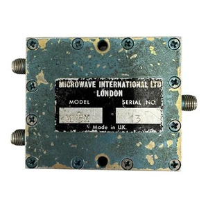 Acoplador de microondas MM5X International Ltd 860-930Mhz J1-J2 3db J1-J3 16db SMA(f) - Imagen 1 de 3