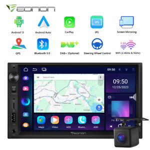 CAM+Eonon 7" IPS Smart Android 13 Double 2DIN Tablet Car Radio Stereo GPS System
